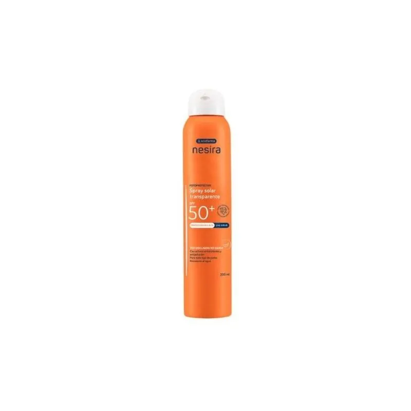 Acofarma Nesira Spray Solar Transparente SPF-50+ 200ml