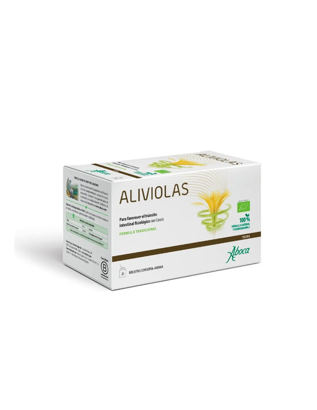 Aliviolas Bio Tisana Caja de 20 Bolsitas