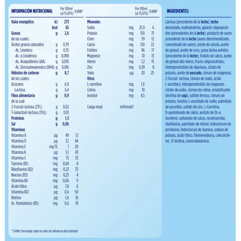 Almirón Pro Futura 3 Duo Biotik 800gr