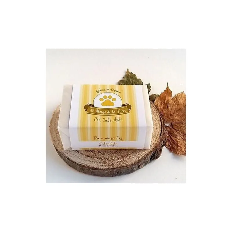 Alonso de la Torre Jabón para Mascotas Caléndula Pieles Delicadas 100 g