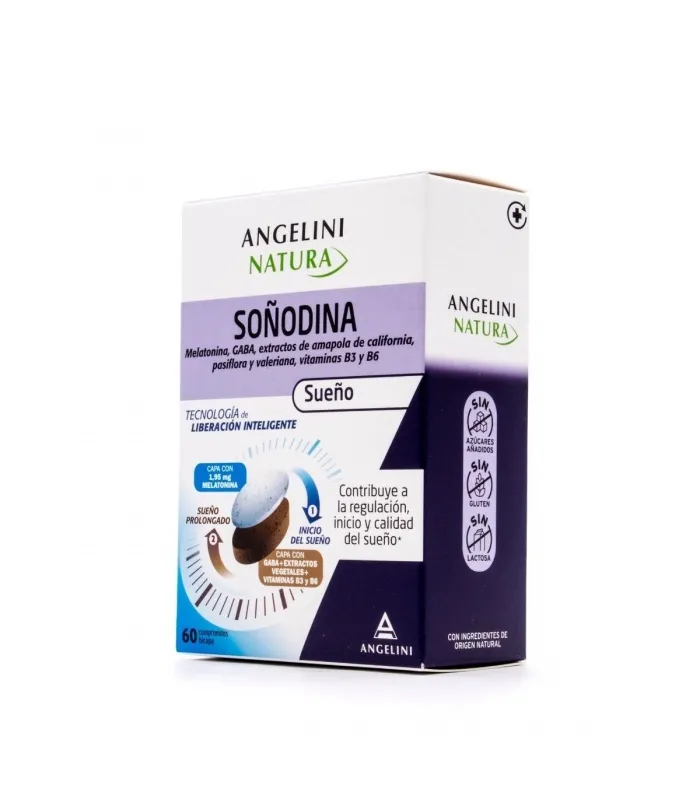 Angelini Natura Soñodina 30 Comprimidos Bicapa