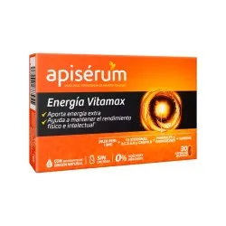 Apisérum Energia Vitamax Jalea Real 30 Cápsulas