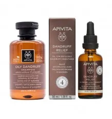 Apivita Aceite Anticaspa Caspa Grasa 50 ml + Champú Anticaspa Grasa 200ml Pack