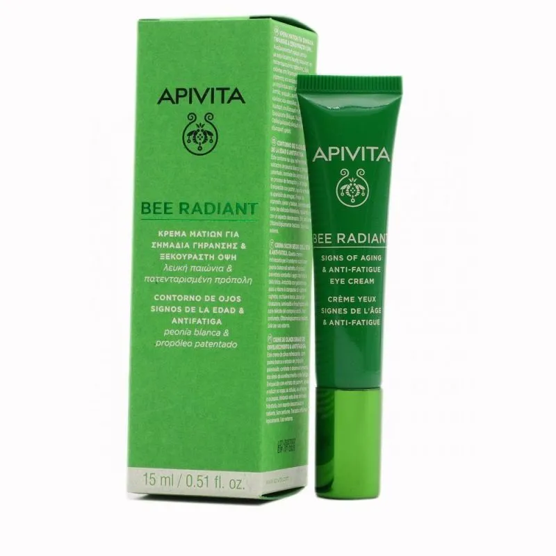 Apivita Bee Radiant Contorno de ojos Signos de la edad & Antifatiga 15ml