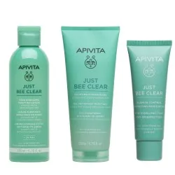 Apivita Just Bee Clear Rutina Completa Cuidado Piel Grasa