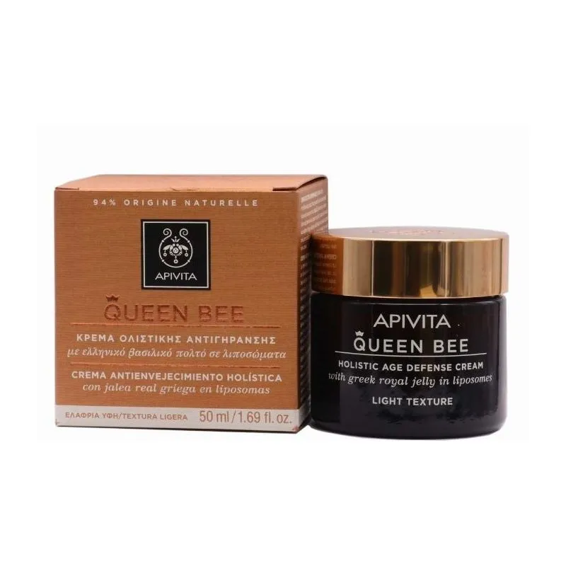 Apivita Queen Bee Crema Antienvejecimiento De Textura Ligera 50ml