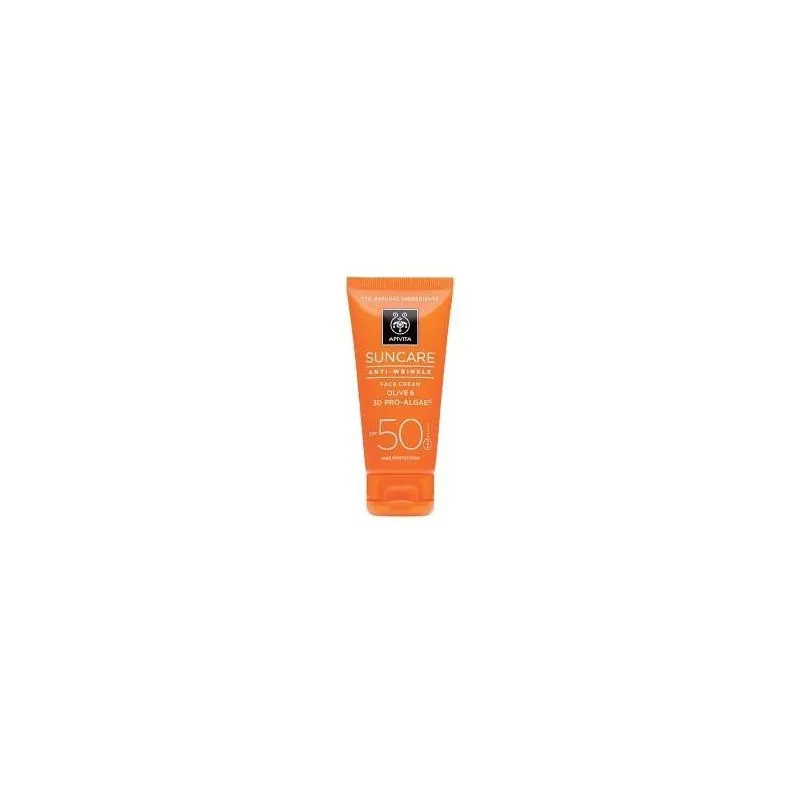 Apivita Suncare Crema solar facial antiarrugas SPF 50 50ml