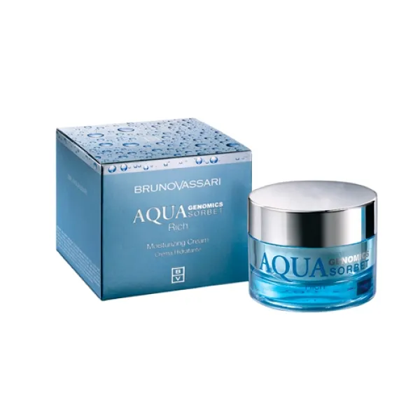 Aqua Sorbet Rich | Crema hidratante pieles secas 50ml - Aqua Genomics - Bruno Vassari ®