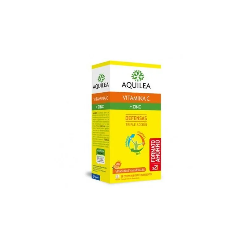 Aquilea Vitamina C + Zinc Efervescente 28 Comp Efervescentes