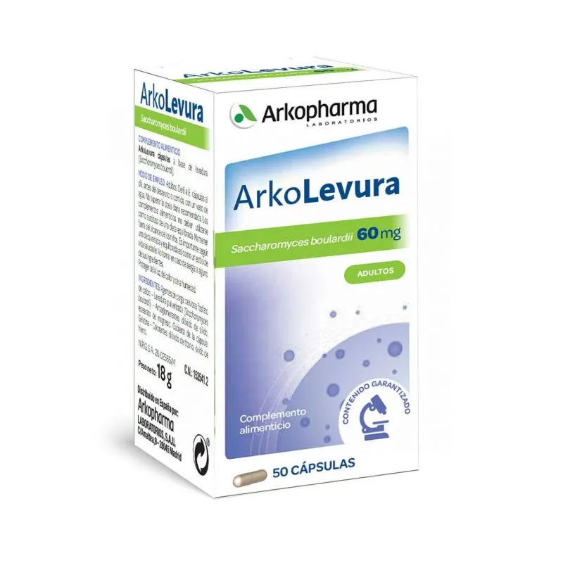 ArkoLevura Saccharomyces Boulardii 50 Cápsulas
