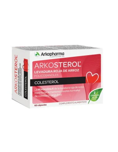 ARKOSTEROL LEVADURA ROJA DE ARROZ 120 CÁPSULAS