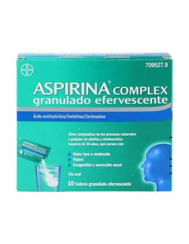 ASPIRINA COMPLEX 10 SOBRES GRANULADO EFERVESCENT
