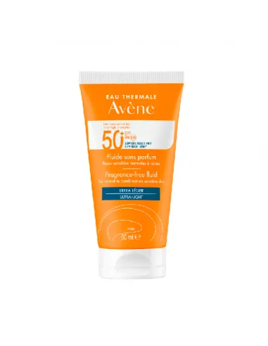 AVENE SOLAR  50+ FLUIDO SIN PERFUME PIELES NORMALES Y MIXTAS50ML