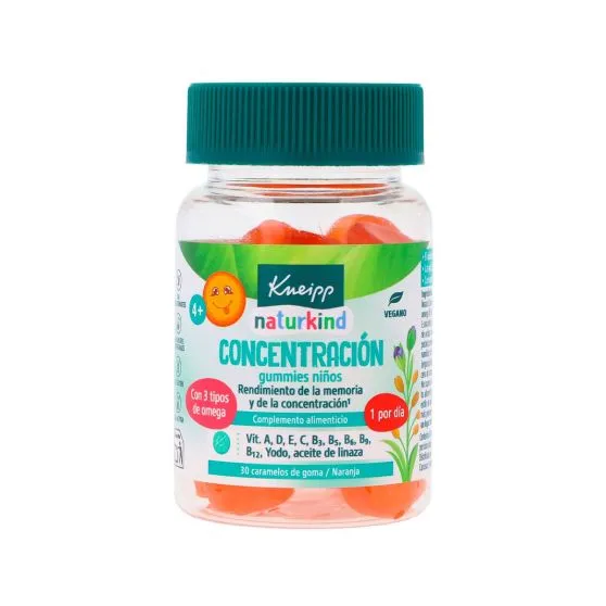 Kneipp Naturkind Concentración 30 Gummies