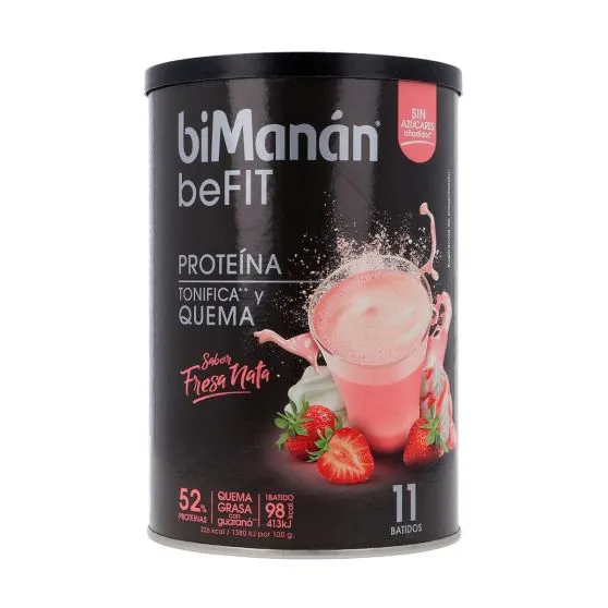 biManán beFit Batido Proteína Fresa Nata