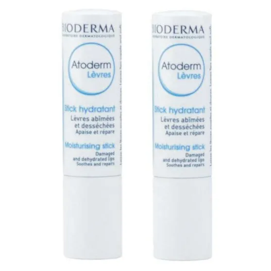 Bioderma Atoderm Duplo Bálsamo de Labios 2x4g