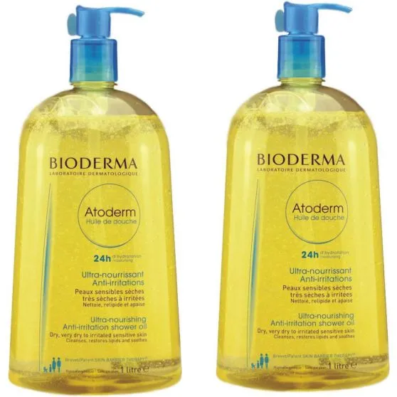 Bioderma Atoderm Duplo Aceite de Ducha Hidratante 2x1 Litro