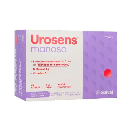 Urosens Manosa 30 Sobres Sabor Frambuesa