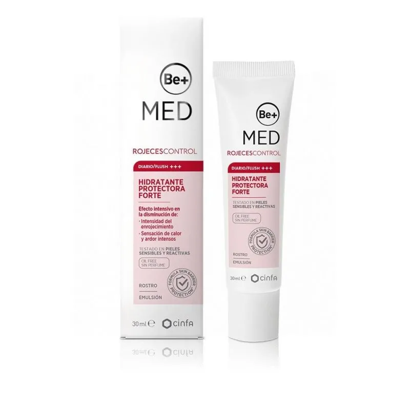 Be+ Med Rojeces Control Hidratante Protectora Forte 1 Envase 30 Ml