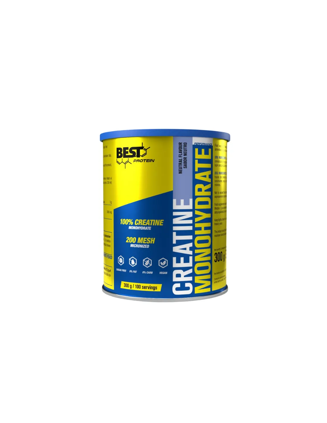 BEST Creatine Monohydrate Sabor Neutro 300g