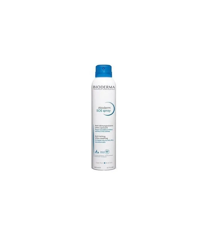 Atoderm Bioderma Sos Spray calmante para picazón e irritación en la piel 200 ml