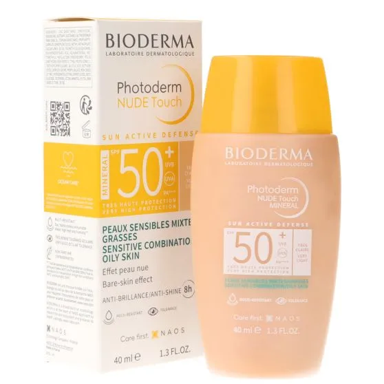 Bioderma Photoderm NUDE Touch SPF50+ Color Muy Claro