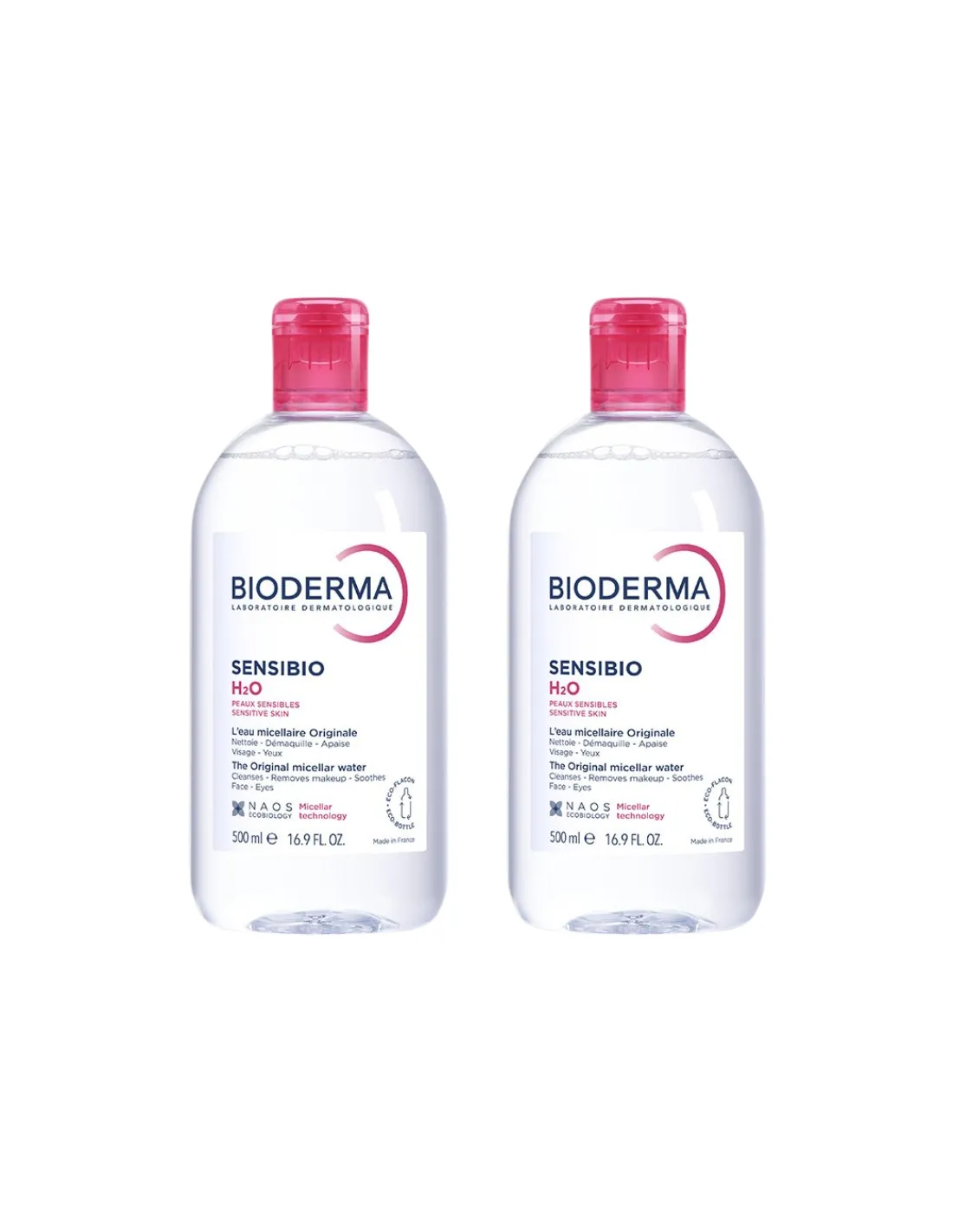 BIODERMA Duplo Sensibio H2O 2x500 ml