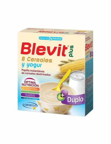 BLEVIT PLUS DUPLO 8 CEREALES YOGUR 600 G