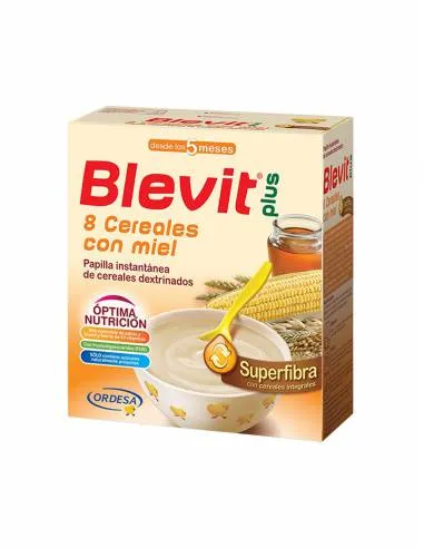 BLEVIT PLUS SUPER FIBRA 8 CEREALES CON MIEL 600G