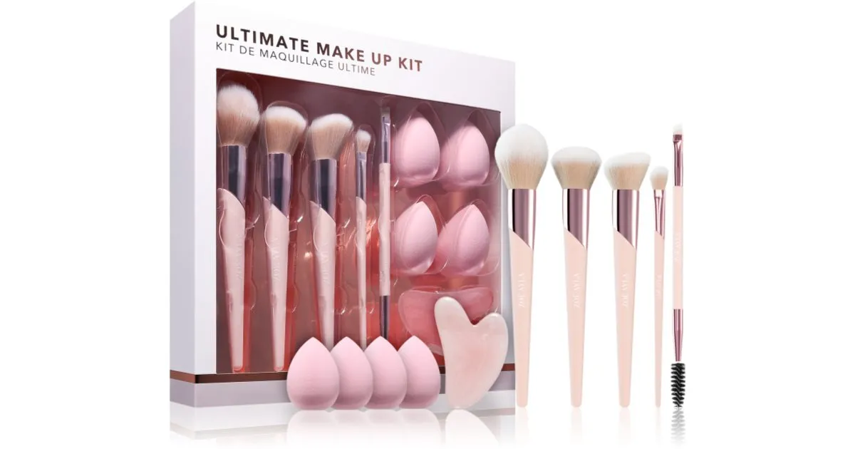 Zoë Ayla Bliss Makeup Brush Kit 10 Pieces