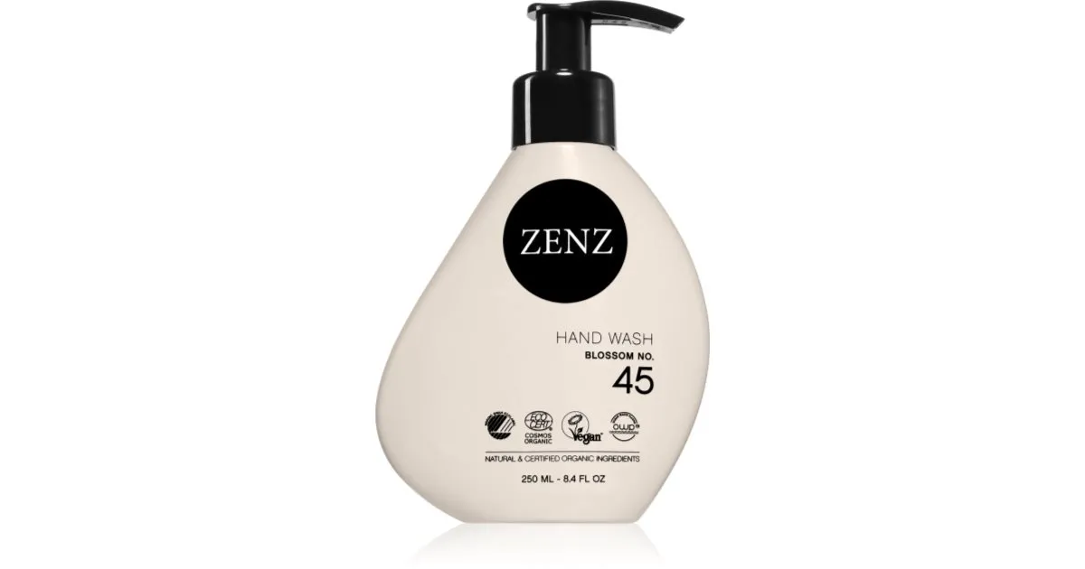 ZENZ Organic Blossom No. 45 Natural Liquid Hand Soap 250ml