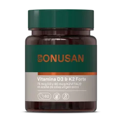 Bonusan Vitamina D3 and K2 Forte 60 Perlas