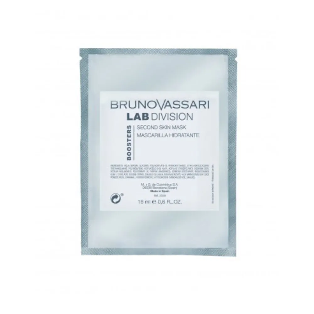 Set Bruno Vassari LabDivision Maschera Peel-Off Hydra-Nourishing with Hyaluronic Acid for the Face 5 pieces 18 ml