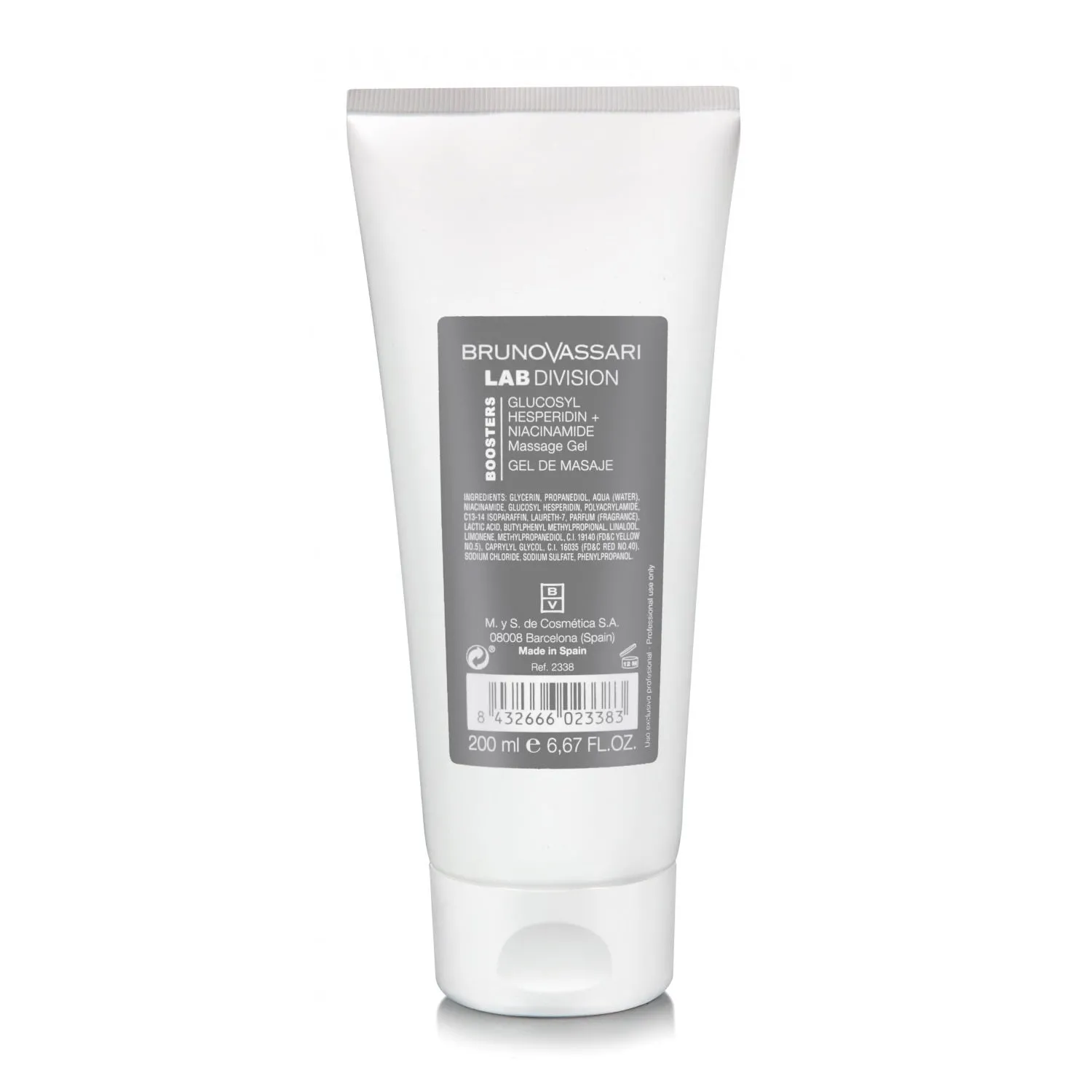 Bruno Vassari Lab Division Glucosil Esperidina Moisturizing Face Gel 200 ml