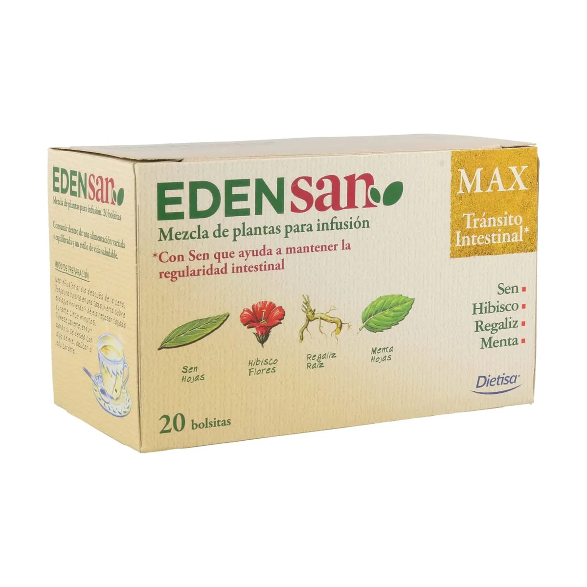 EDENSAN MAX TRANSITO (20 bolsitas) Dietisa