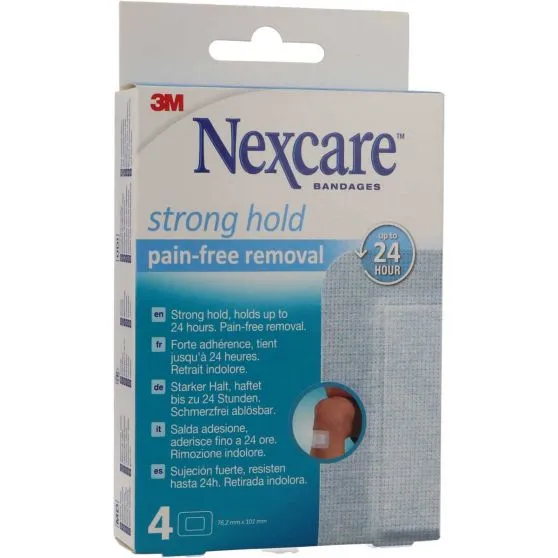 3M Nexcare Strong Hold Parches 4 uds