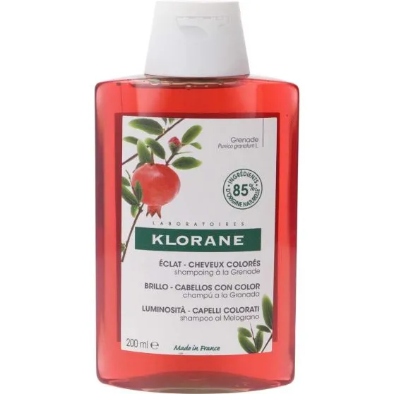 Klorane Champú a la Granada para cabellos teñidos 200 ml
