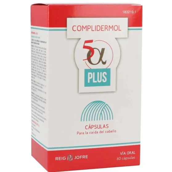 Complidermol 5Alfa Plus cápsulas contra la caída capilar