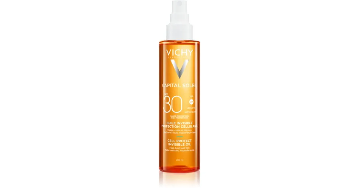 Vichy Capital Soleil Cell Protect Invisible Protective Oil SPF 30 200 ml