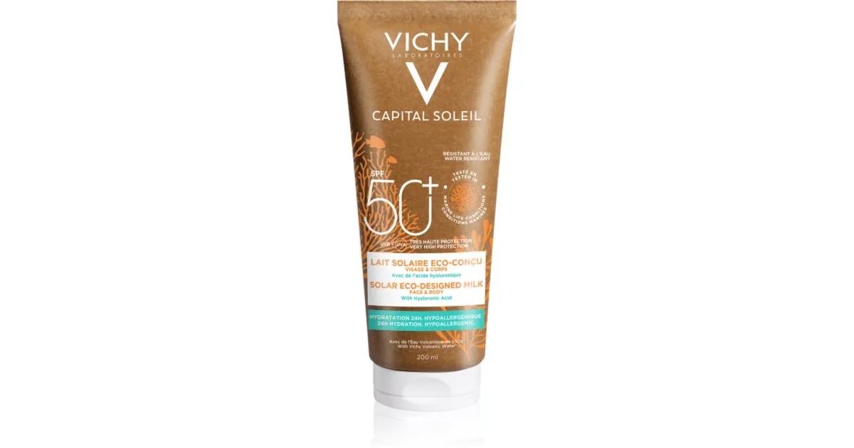 Vichy Capital Soleil Solar Eco-Designed Protective Milk SPF 50+ 200 ml