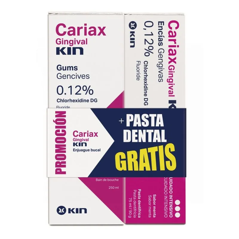 Cariax Gingival Enjuague Bucal 500ml + Pasta Dental 75ml