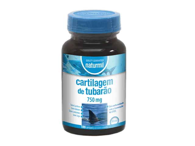 CARTÍLAGO DE TIBURÓN 750mg (180 caps) Naturmil - Dietmed
