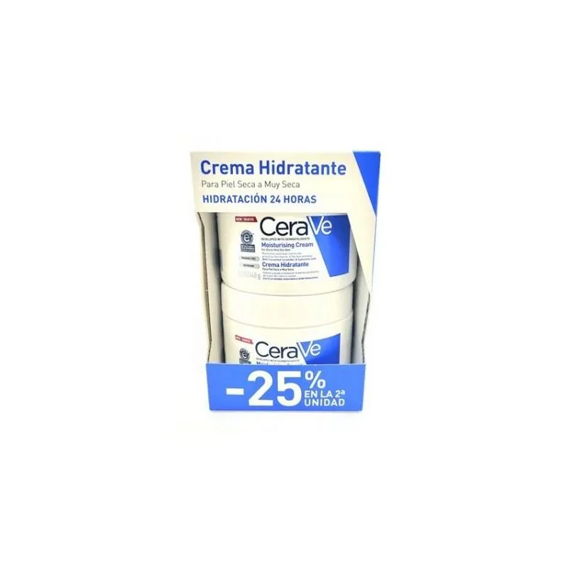 Cerave Crema Hidratante Piel Seca Duplo 2x340 g
