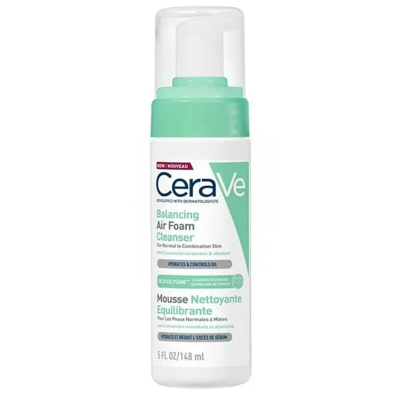 Cerave Limpiador Reequilibrante Espuma