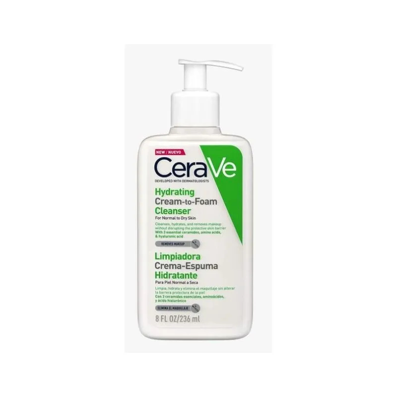 Cerave Limpiadora Crema-Espuma Hidratante 236 ml