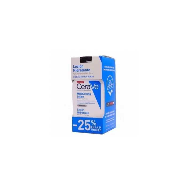 Cerave Loción Hidratante Piel Seca Duplo 2x473 ml