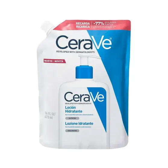 Cerave Loción Hidratante Rostro y Cuerpo Recarga 473 ml