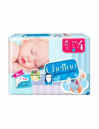 CHELINO PAÑAL FASHION AND LOVE TALLA 4 34 PAÑALE