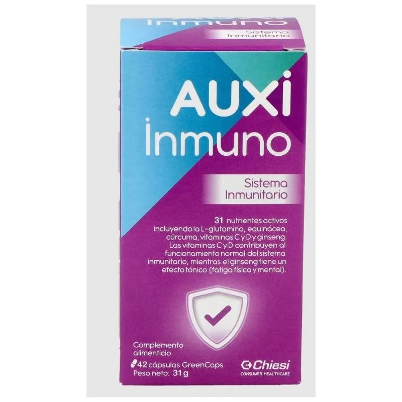 Chiese Auxi Inmuno Sistema Inmulógico 42 Cápsulas
