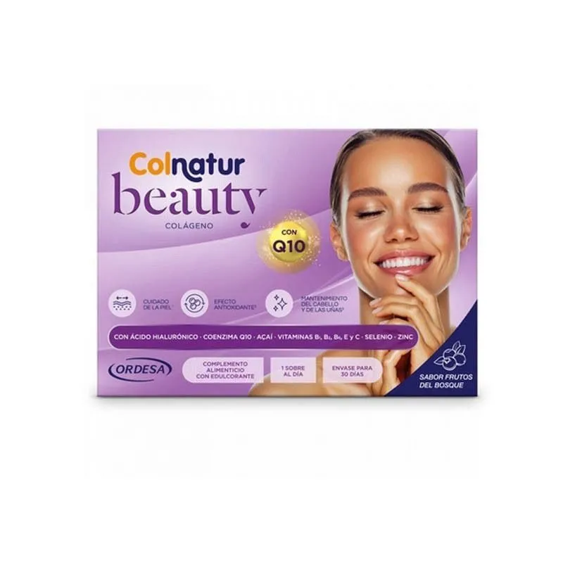 Colnatur Beauty Colágeno Sabor Frutos del Bosque 30 Sobres